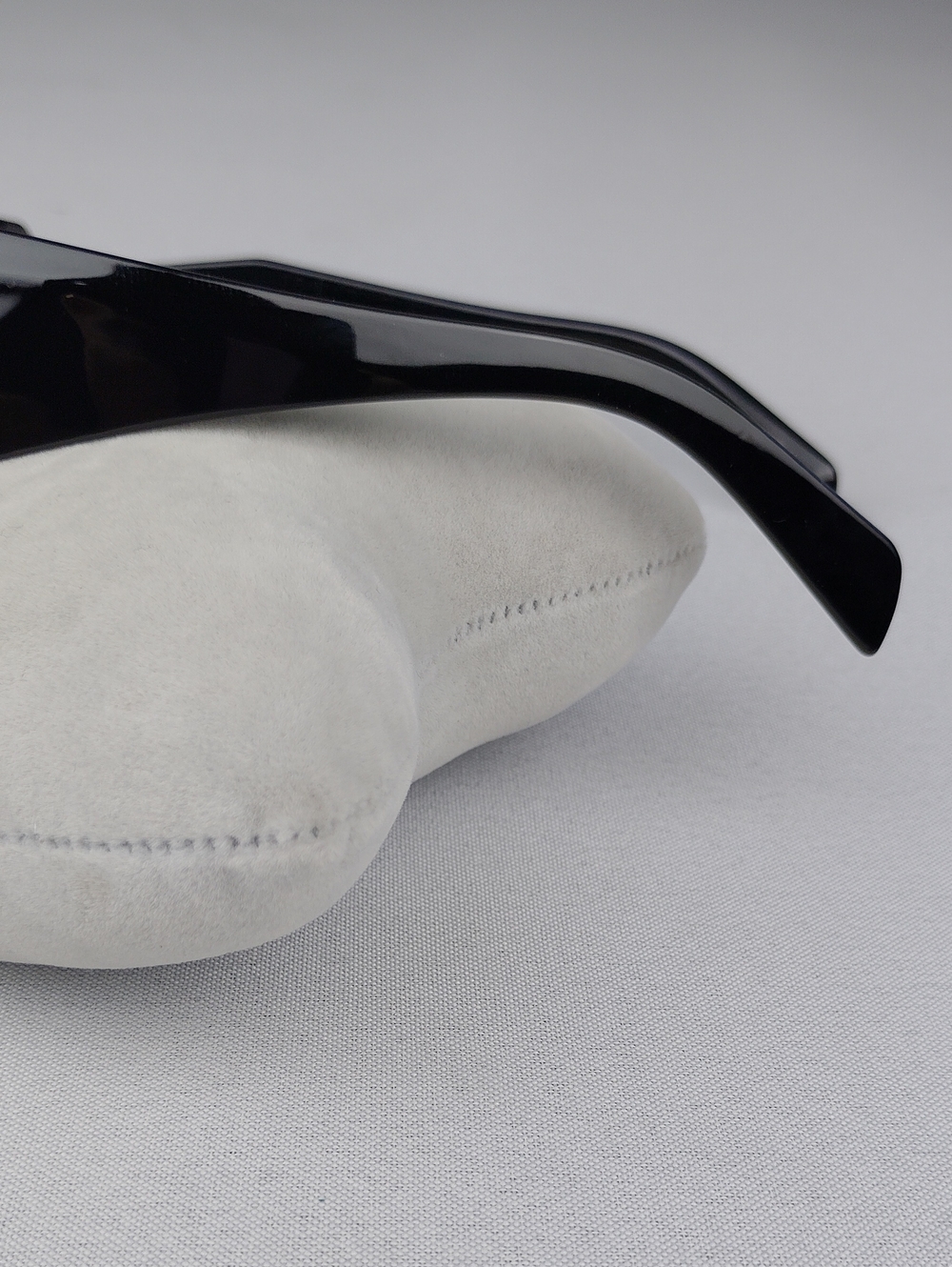 Prada Black Rectangular Women’s Sunglasses - Classic UV Protection - Picture 5 of 15